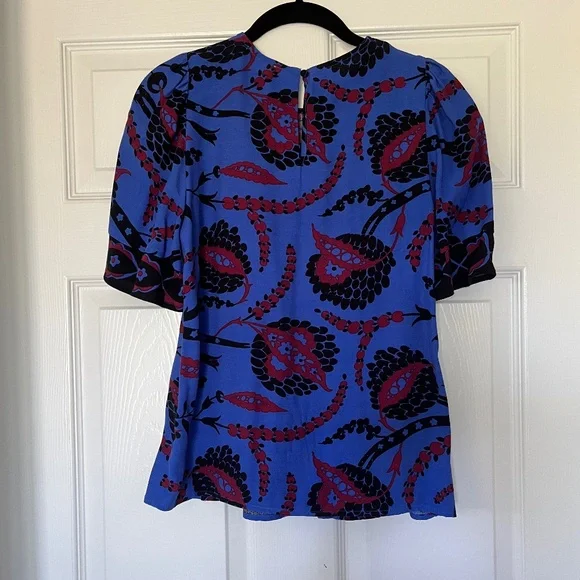 Sezane Lulla Blouse - Atla blue, size 4 - Picture 5 of 5